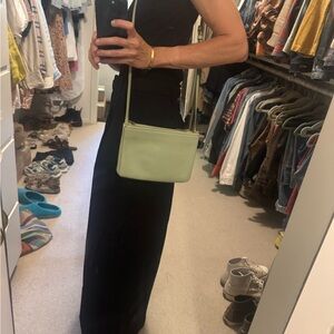 Mint green Celine trio Bag